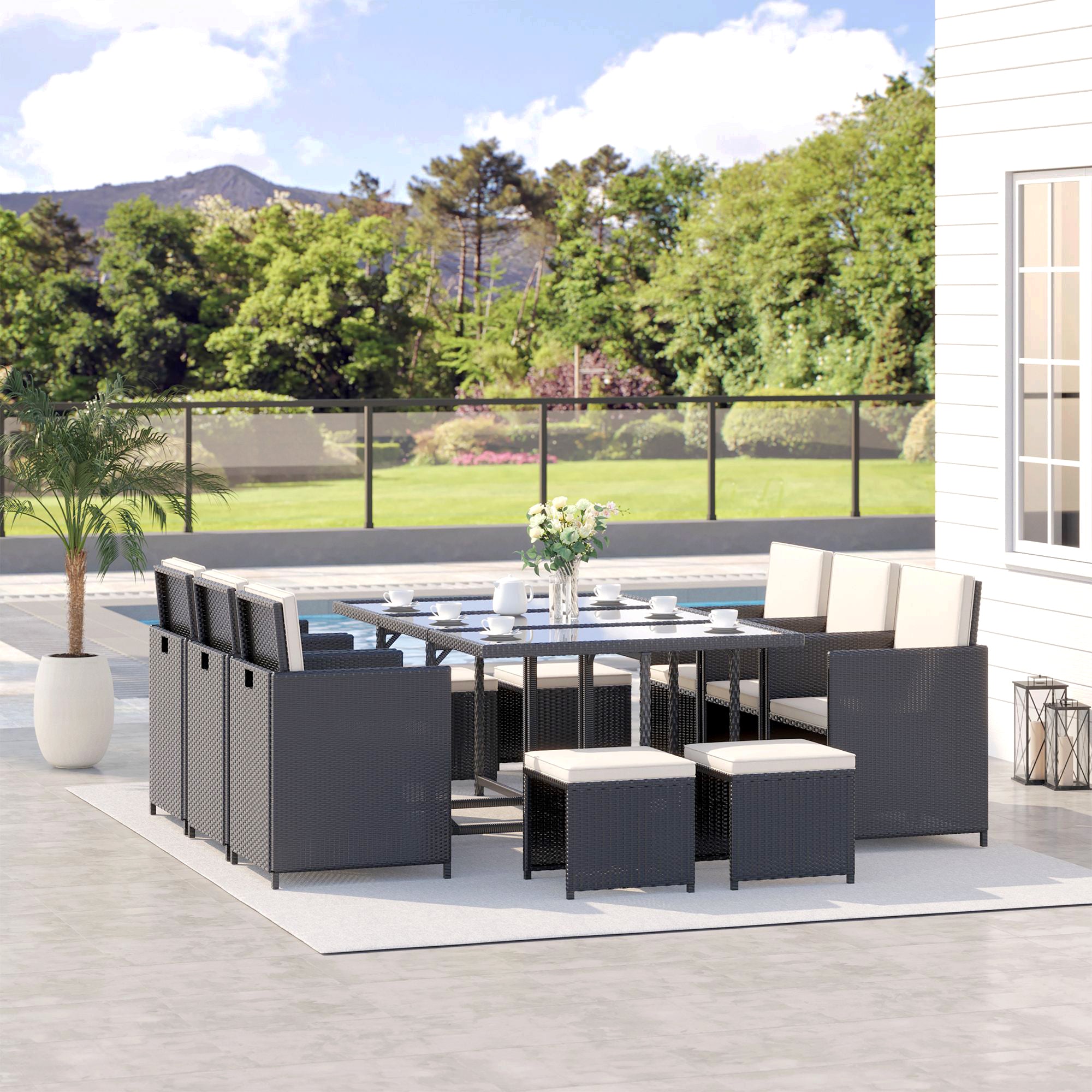 Rattan Dining Set