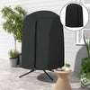 Outsunny Hanging Egg Chair Cover, Outdoor Single Swing Chair Cover, Waterproof Anti-dust Furniture Protector with Zipper, 420D Oxford Fabric for Φ50.4" x 74.8" H Stand, Black
