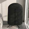Outsunny Hanging Egg Chair Cover, Outdoor Single Swing Chair Cover, Waterproof Anti-dust Furniture Protector with Zipper, 420D Oxford Fabric for Φ50.4" x 74.8" H Stand, Black