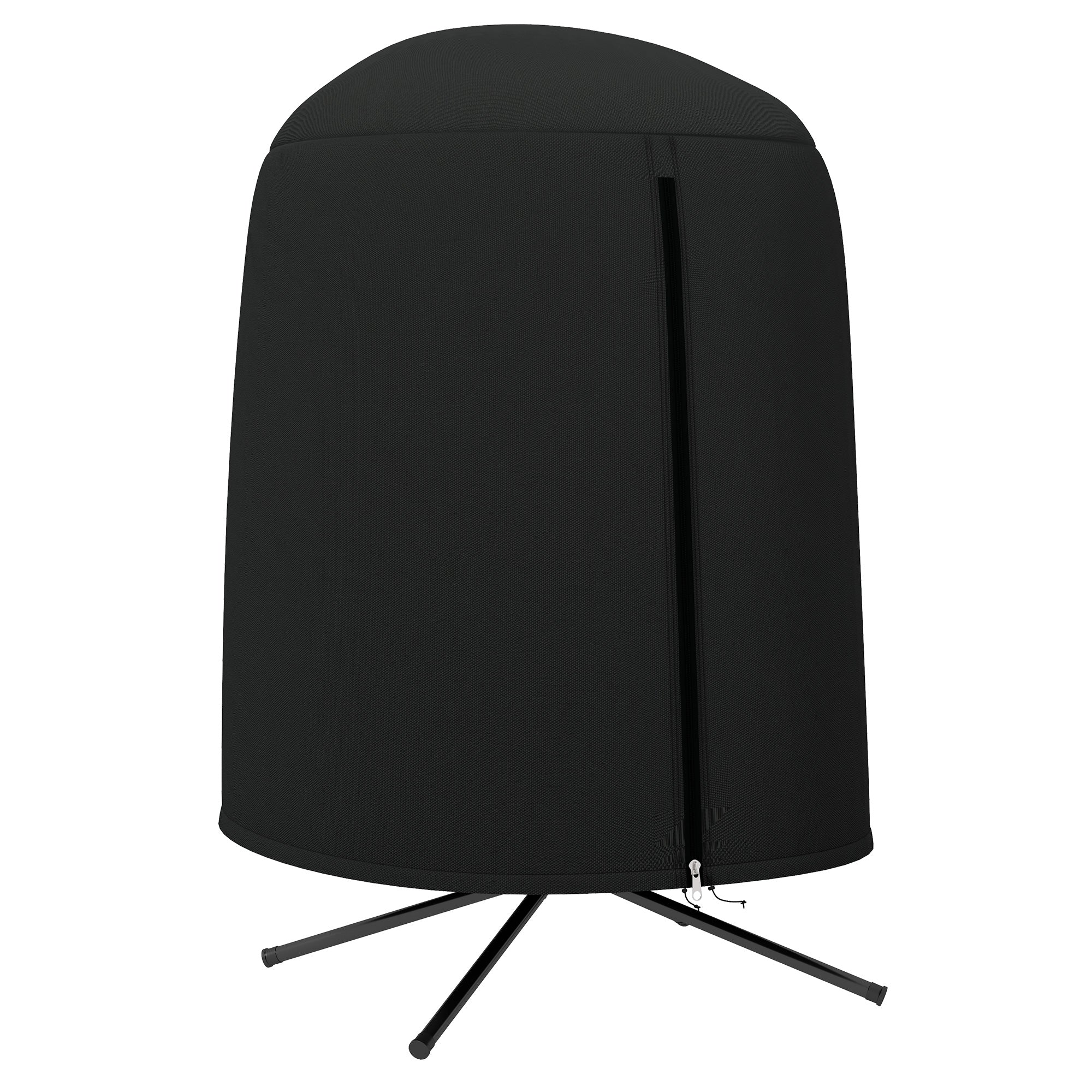 Outsunny Hanging Egg Chair Cover, Outdoor Single Swing Chair Cover, Waterproof Anti-dust Furniture Protector with Zipper, 420D Oxford Fabric for Φ50.4
