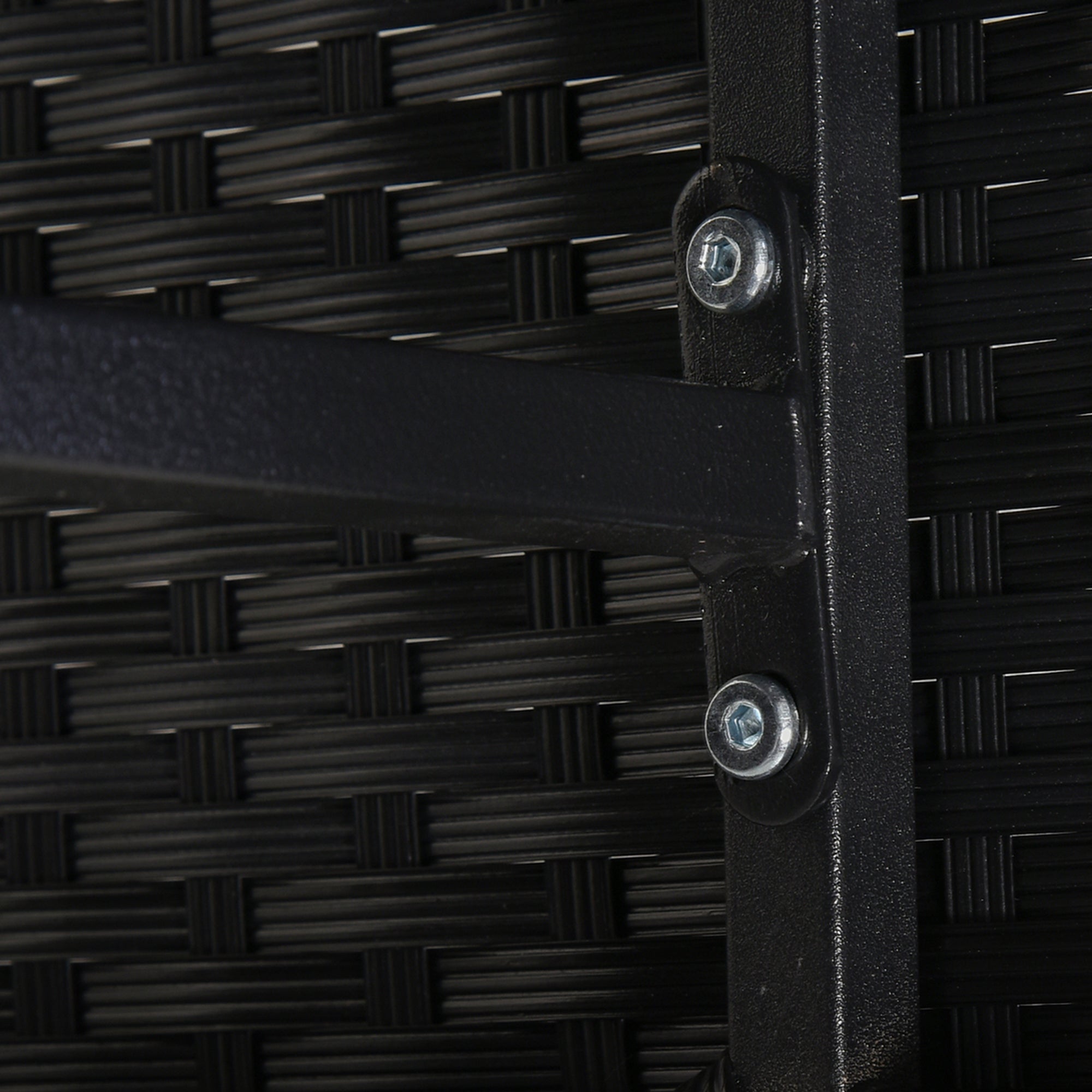 Outsunny 11 Pieces Wicker Patio Dining Set, Space-saving Outdoor Furniture Set with Removable Cushions, Glass Top Dining Table, 6 Armchairs, 4 Ottomans, PE Rattan Conversation Set