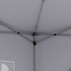 Outsunny 10'x10' Outdoor Pop Up Party Tent Gazebo Canopy with Carrying Bag (White)