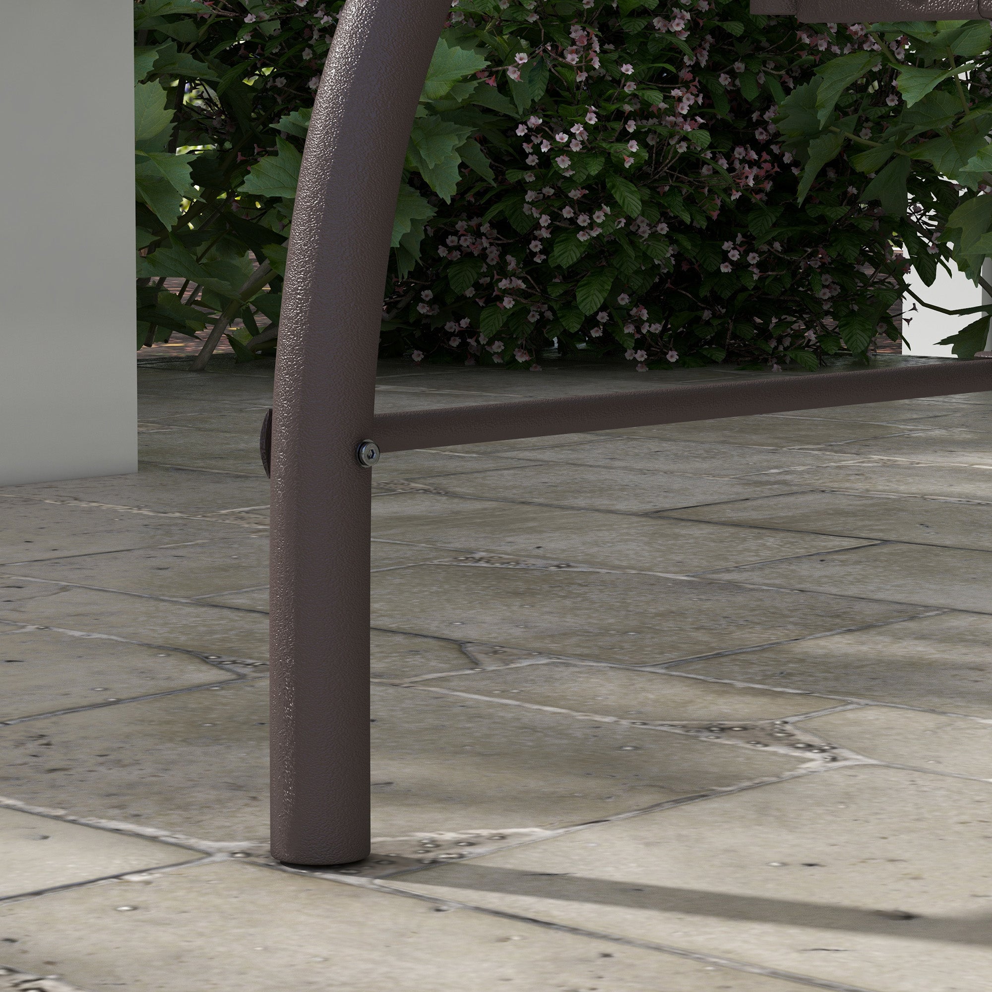 Outsunny 3 Seater Patio Swing Chair Convertible Cushioned Porch Swing Bed Outdoor Swing Seat with Canopy, Steel Frame for Porch, Backyard, Garden, Balcony, Khaki