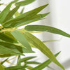 Outsunny 4FT Artificial Bamboo Tree, Faux Greenery Plant, Decorative Tree in Nursery Pot for Indoor Outdoor Décor