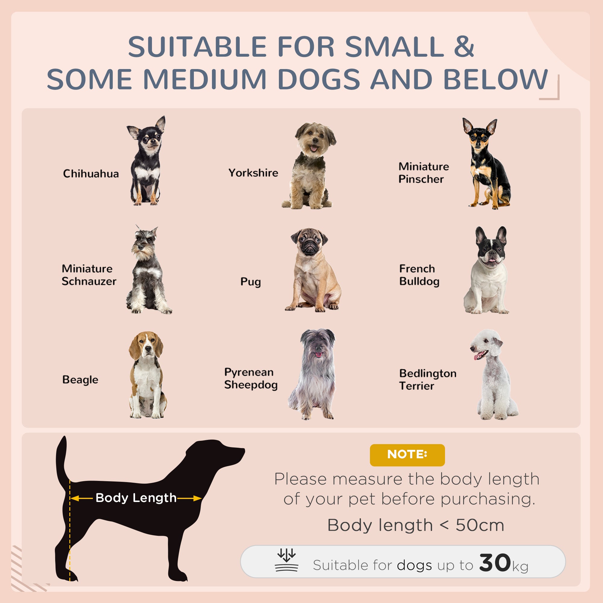 PawHut Elevated Rattan Dog House Outdoor with Canopy, Wicker Dog Bed with Water-Resistant Cushion, for Small and Medium Dogs Cream White