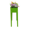 Outsunny 39" x 12" x 34" Raised Garden Bed Raised Garden Flower Bed Plant Kit Vegetable Herb Box with 3 Holes, Green