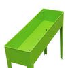 Outsunny 39" x 12" x 34" Raised Garden Bed Raised Garden Flower Bed Plant Kit Vegetable Herb Box with 3 Holes, Green