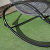 Outsunny Patio Rocking Lounge Chair Outdoor Zero Gravity Rocker with Mesh Seat Padded Pillow Grey