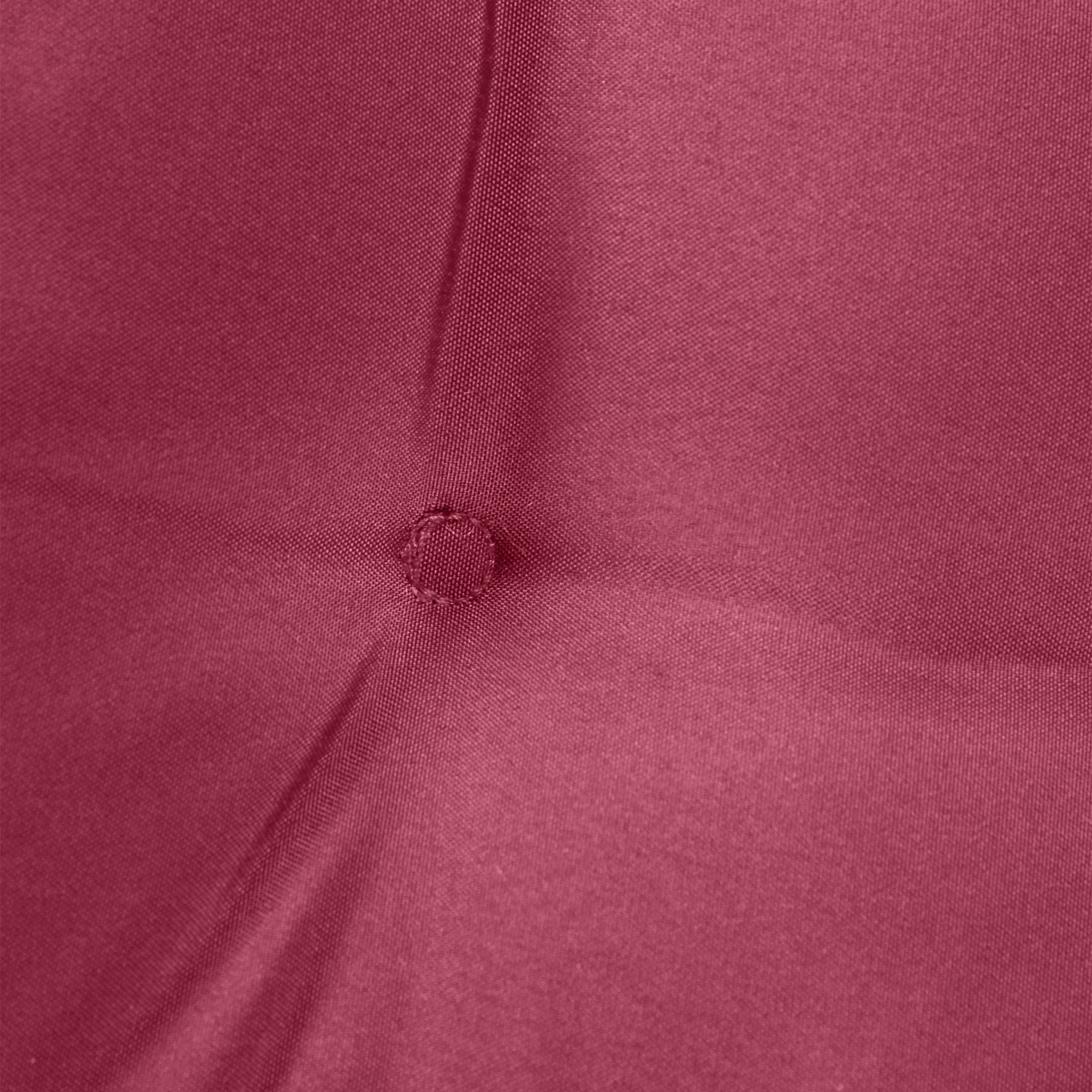 Outsunny 6-Piece Patio Chair Cushions Pillows, Seat Replacement Patio Cushions Set with Ties, Button Tufted for Indoor Outdoor Garden Furniture, Wine Red