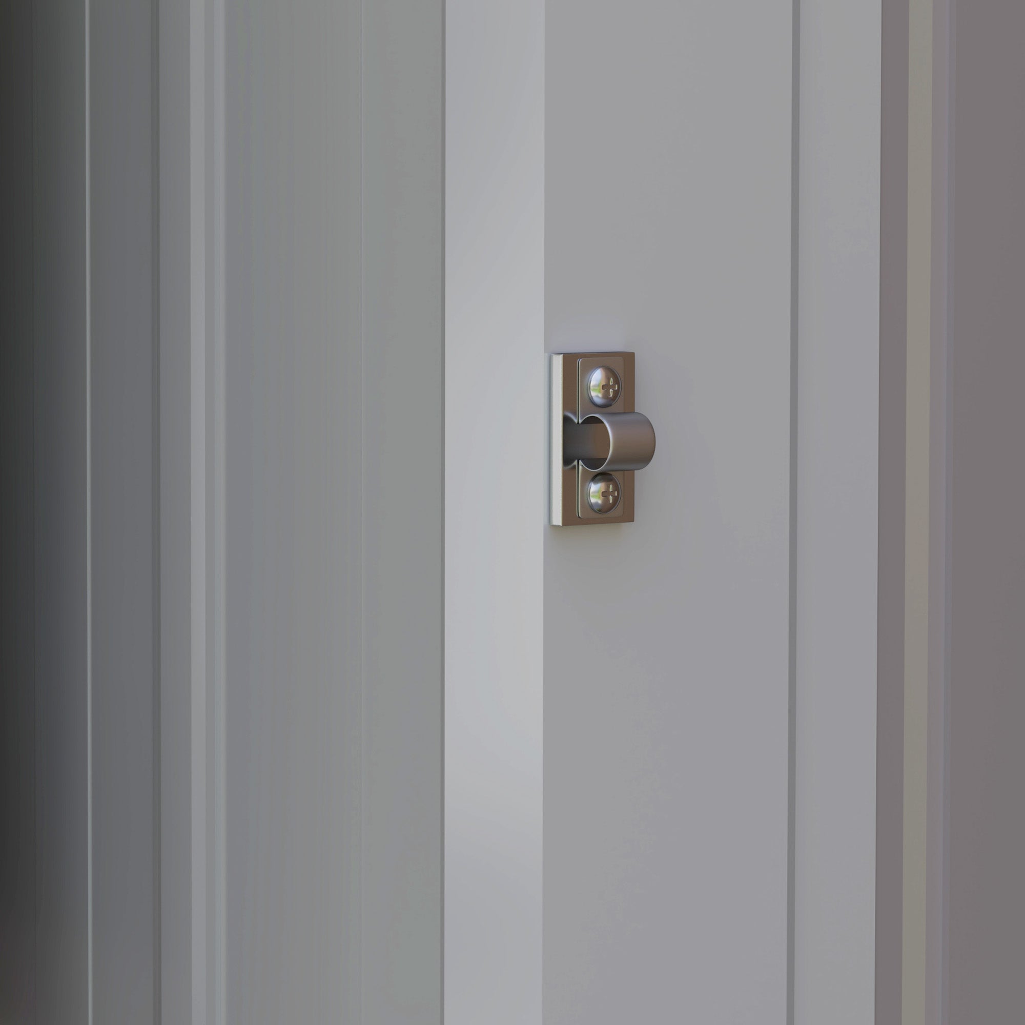 Outsunny 4' x 8' Steel Garden Storage Shed Lean to Shed Outdoor Metal Tool House with Lockable Door and 2 Air Vents for Backyard, Patio, Lawn, Light Grey