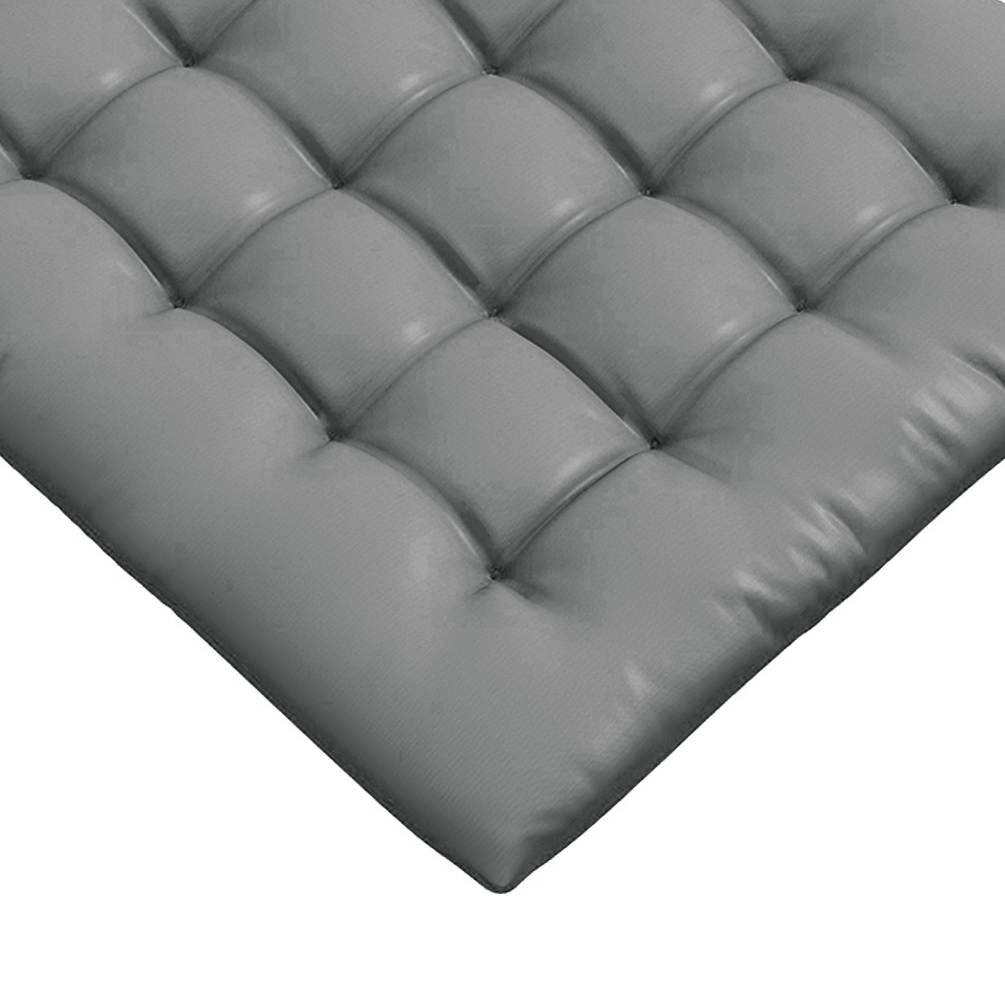 Outsunny 6-Piece Patio Chair Cushions Pillows, Button Tufted Seat Replacement Patio Cushions Set with Ties for Indoor Outdoor Garden Furniture, Charcoal Grey