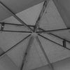 Outsunny 10'x10' Garden Gazebo Patio Canopy Portable Party Event Backyard w/ Mosquito Netting Grey