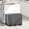 HOMCOM Triple Kitchen Garbage Bin, 3 x 5 Gallon (3 x 20 L) Trash Can with Foot Pedal, Soft-Close Garbage Can with Removable Inner Buckets, Fingerprint-Proof for Kitchen, Black