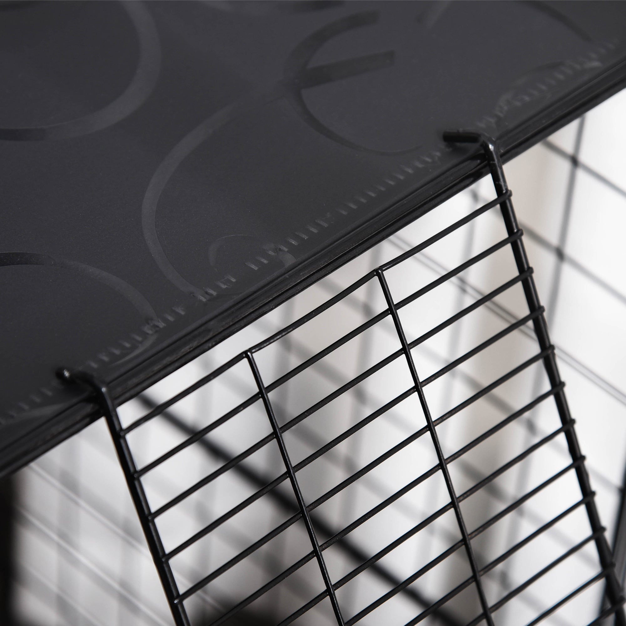 PawHut Rabbit Cage 39 Panels DIY Pet Playpen Small Animal Cage for Hedgehog Bunny Guinea Pig Chinchilla Ferret Kitten with Mallet Connectors and Cable Ties