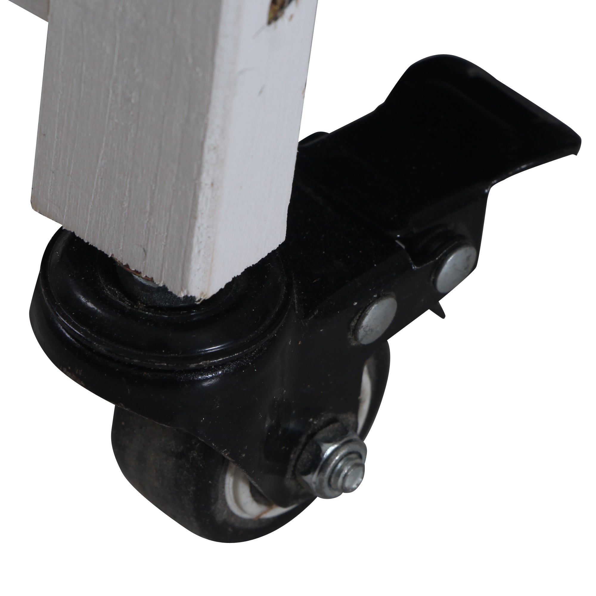 PawHut Wooden Rabbit Hutch Elevated Pet House Bunny Cage Small Animal Habitat with Slide-out Tray Lockable Door Openable Top for Indoor 58" x 18" x 35" Grey