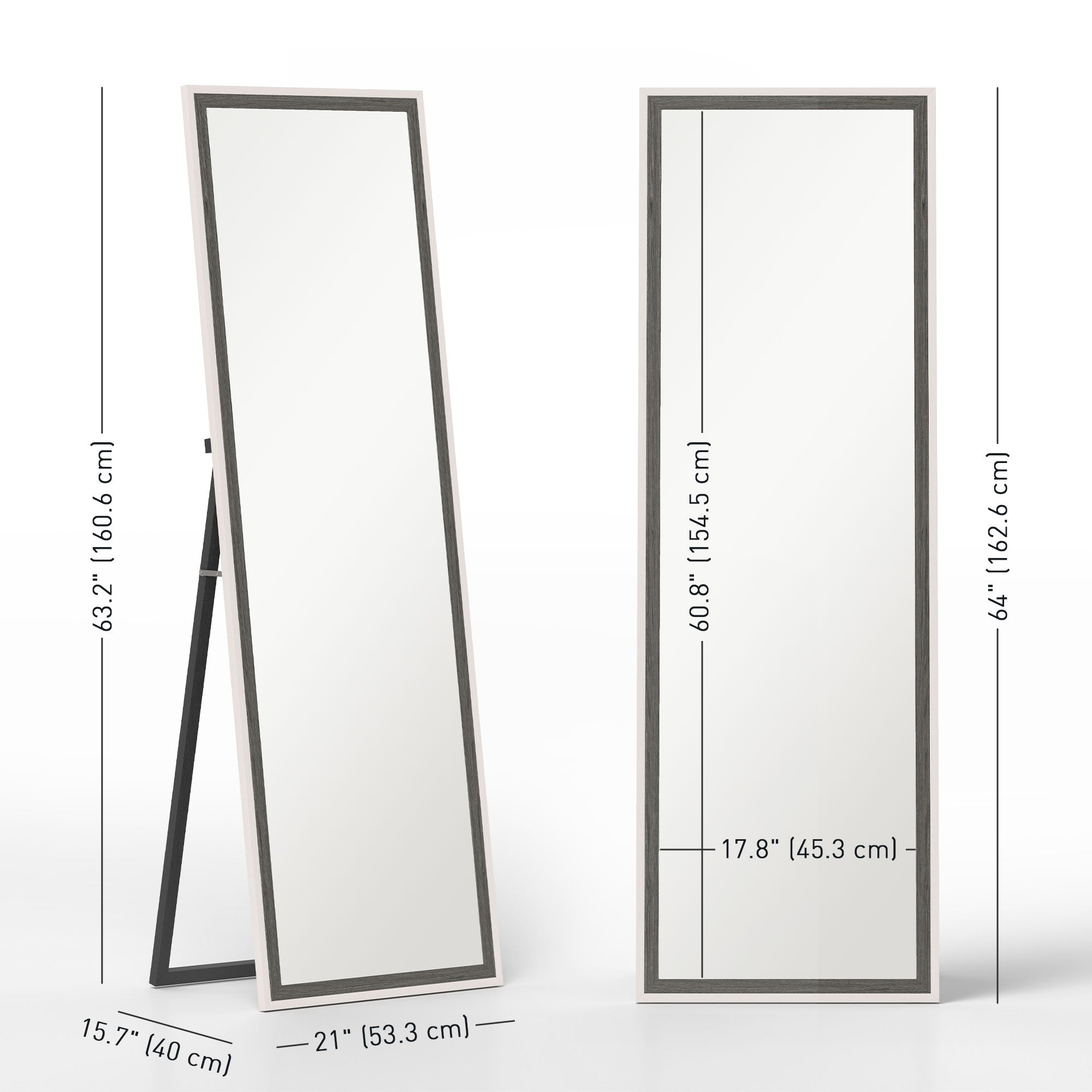 HOMCOM Full Length Mirror, 64