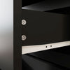 HOMCOM Chest of Drawer, 4 Drawers Storage Cabinet Freestanding Drawer Unit for Bedroom, Black