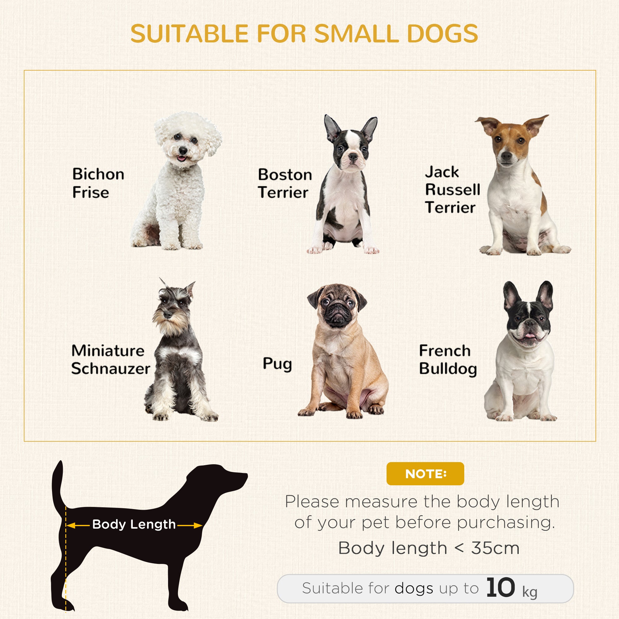 PawHut Dog Crate Furniture with Drawer Bowl, Wooden Dog Cage with Storage Cushion for Small Dogs - Natural Tone
