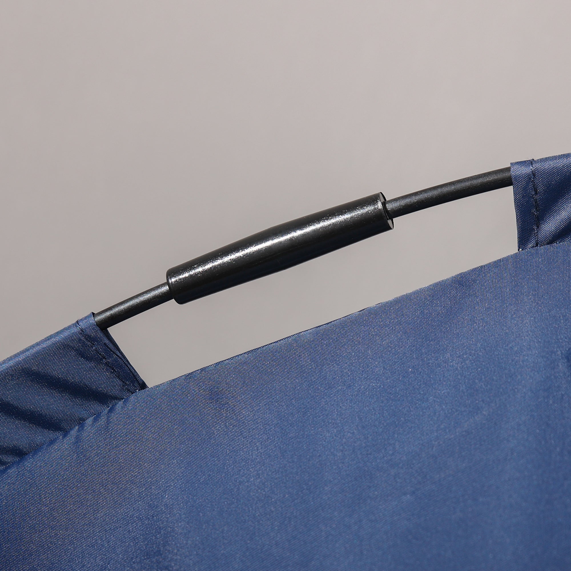 PawHut Elevated Dog Bed with Canopy, Portable Raised Dog Cot for M Sized Dogs, Indoor & Outdoor, 30" x 24" x 29", Dark Blue