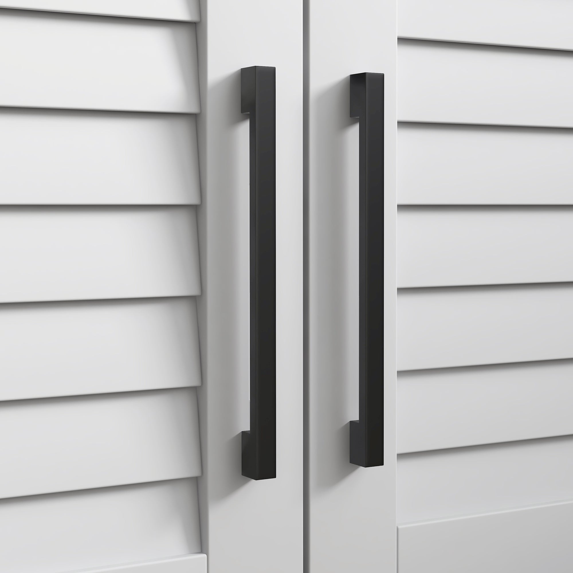 HOMCOM Shoe Bench, Entryway Storage Bench with Cushion, Hidden Storage, Adjustable Shelves and Shutter Doors, 35.4" Shoe Organizer for Entryway, Hallway, White