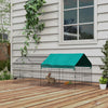 PawHut 73" Small Animal Cage, Pet Playpen for Chicken, Rabbits, Chinchillas, Outdoor Small Animal Playpen with Spire Roof, Green