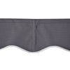 Outsunny 11' x 10' Retractable Awning Fabric Replacement Outdoor Sunshade Canopy Awning Cover, UV Protection, Grey