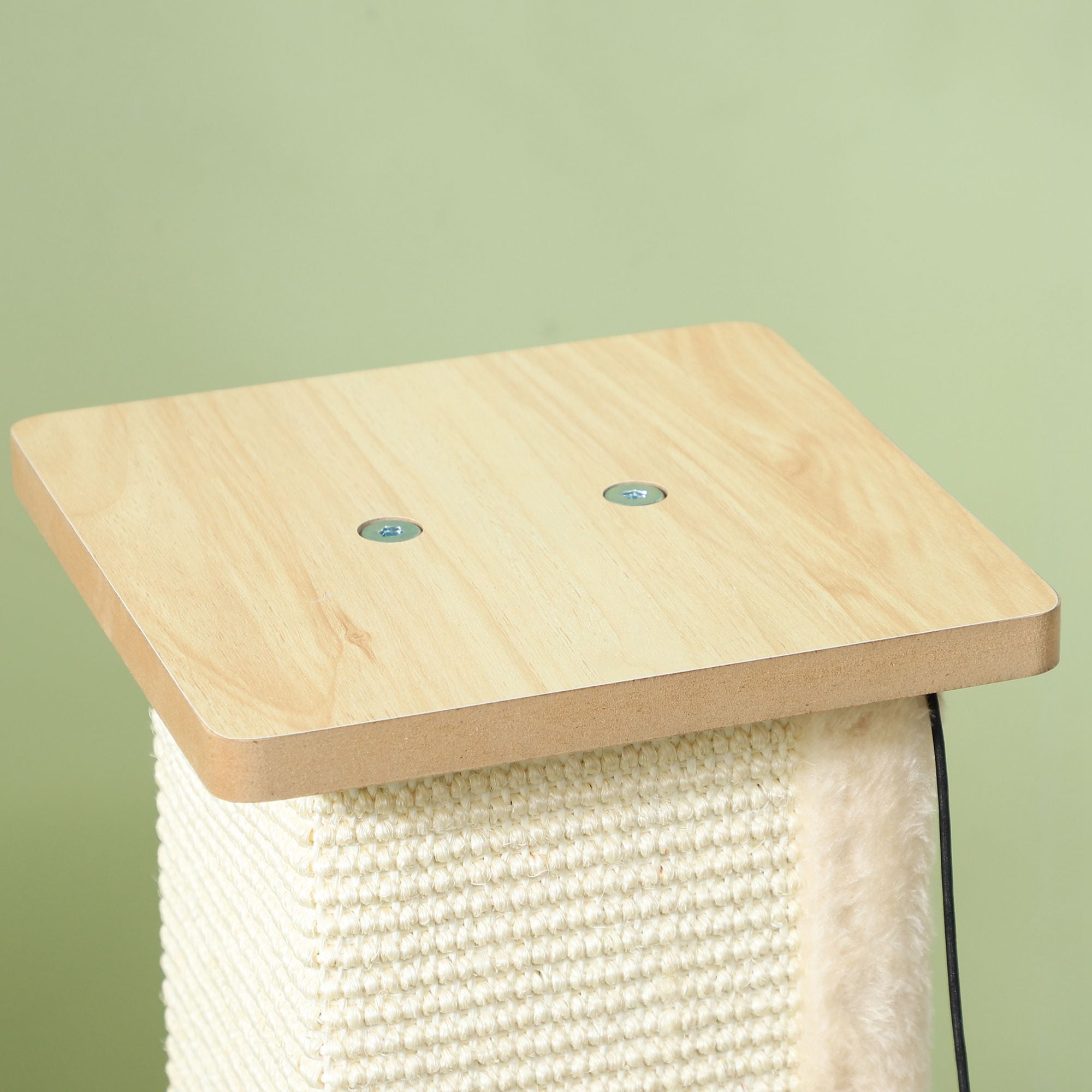 PawHut Cat Scratching Post, 87cm Cat Scratcher with Sisal Scratching Post, Track Ball Toy, Hanging Ball, 3 in 1 Cat Scratcher Post for Indoor Kittens