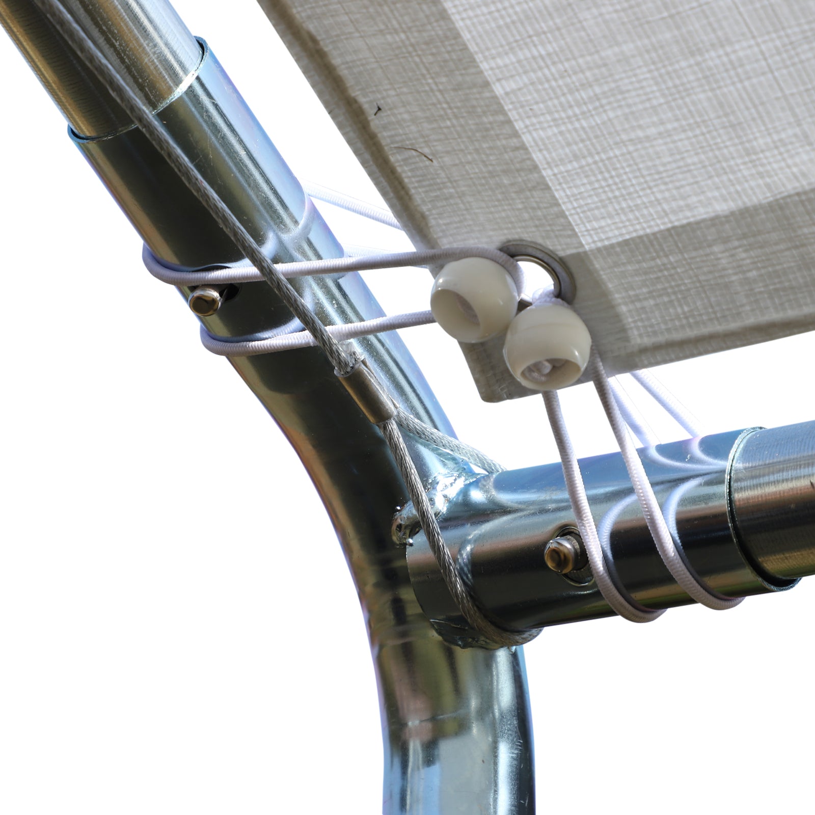 Outsunny 10' x 20' Carport Heavy Duty Galvanized Car Canopy with Included Anchor Kit, 3 Reinforced Steel Cables, White