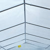Outsunny 26' x 10' x 7' Large Steeple Walk-in Greenhouse Outdoor Garden Plant Seed Tunnel Grow Tent Steel Frame, White