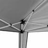 Outsunny 10 x 10ft Folding Pop Up Canopy Tent Outdoor Gazebo with Carrying Bag, Grey