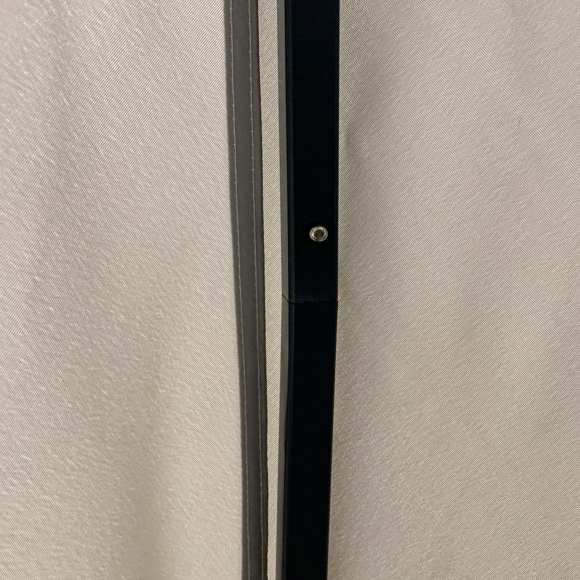 Outsunny 10' x 10' Patio Gazebo Outdoor Aluminum Frame Canopy Shelter with Curtains, Vented Roof for Garden, Lawn, Backyard and Deck, Khaki