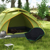 Outsunny Foldable Camping Chair Padded Moon Saucer Chair with Carry Bag, Storage Pocket for Outdoor, Beach, Picnic, Hiking, Fishing, Travel