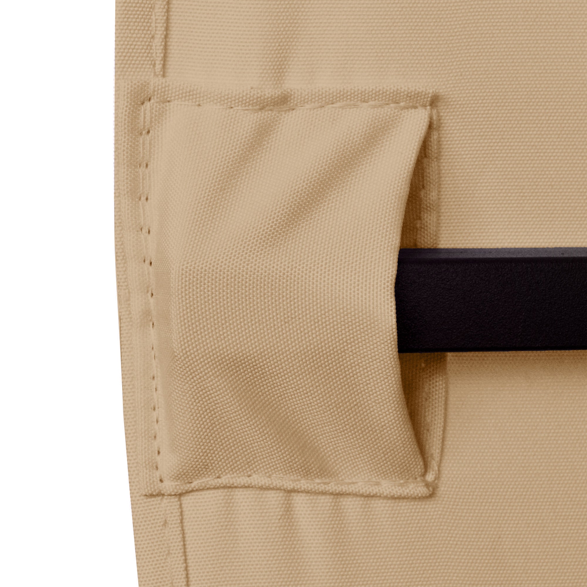 Outsunny 9.8' x 9.7' Square Gazebo Canopy Replacement UV Protected Top Cover Sun Shade Beige