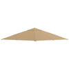 Outsunny 9.8' x 9.7' Square Gazebo Canopy Replacement UV Protected Top Cover Sun Shade Beige