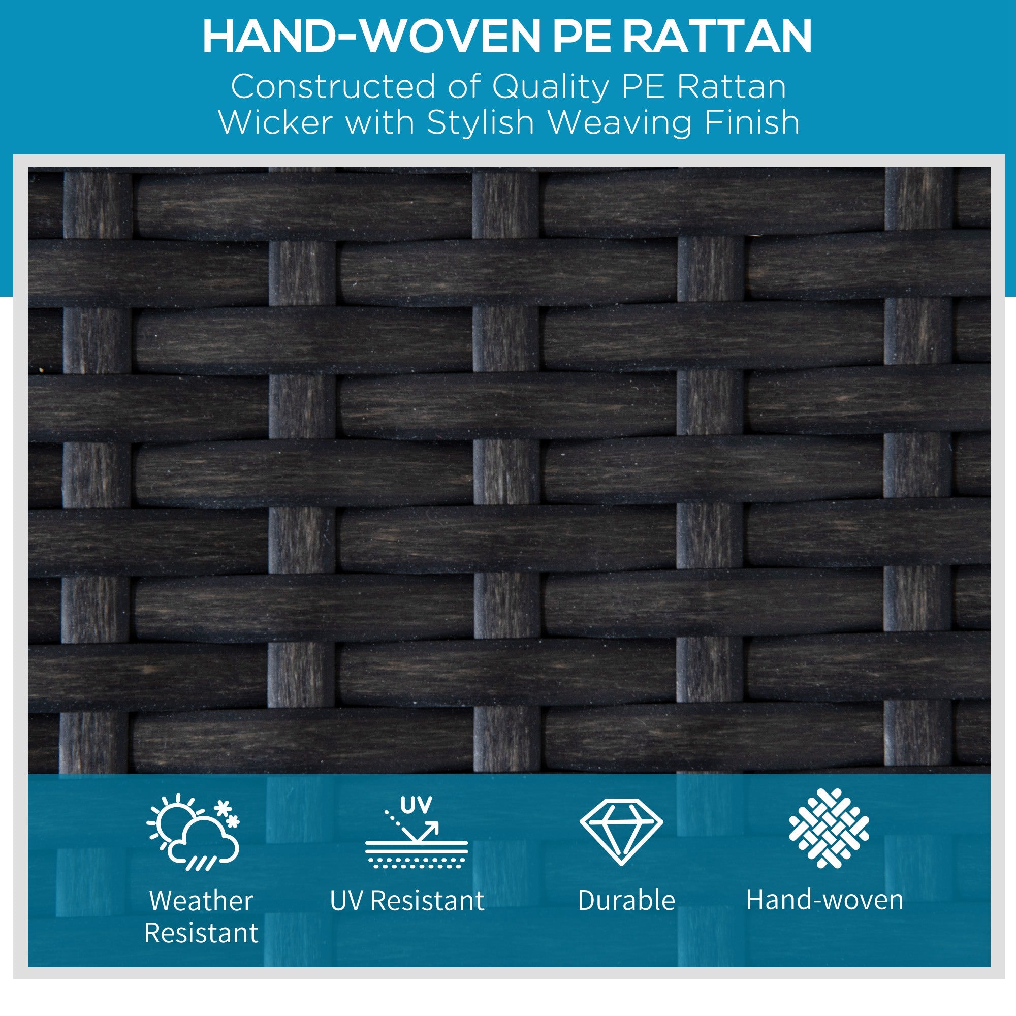 Outsunny Wicker Chaise Lounger PE Rattan Outdoor Lounge Chair Garden Chair Recliner with 5-Level Adjustable Backrest and 2 Wheels, Light Grey