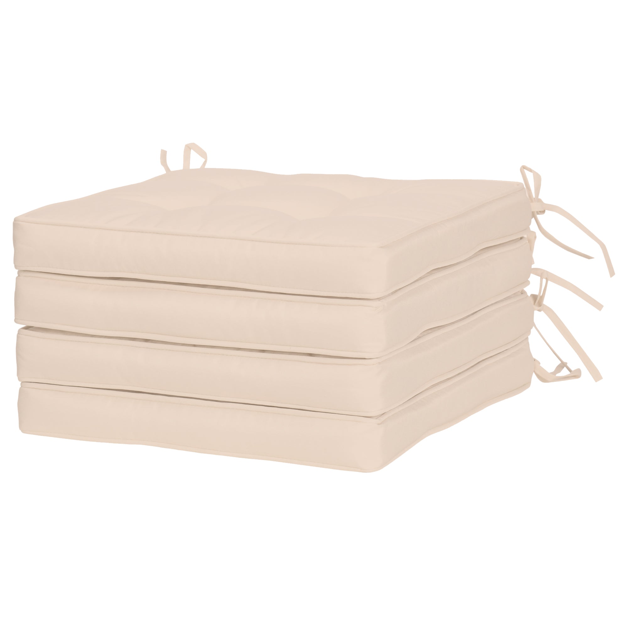 Outsunny 4 Piece Outdoor Chair Cushions, 16.5