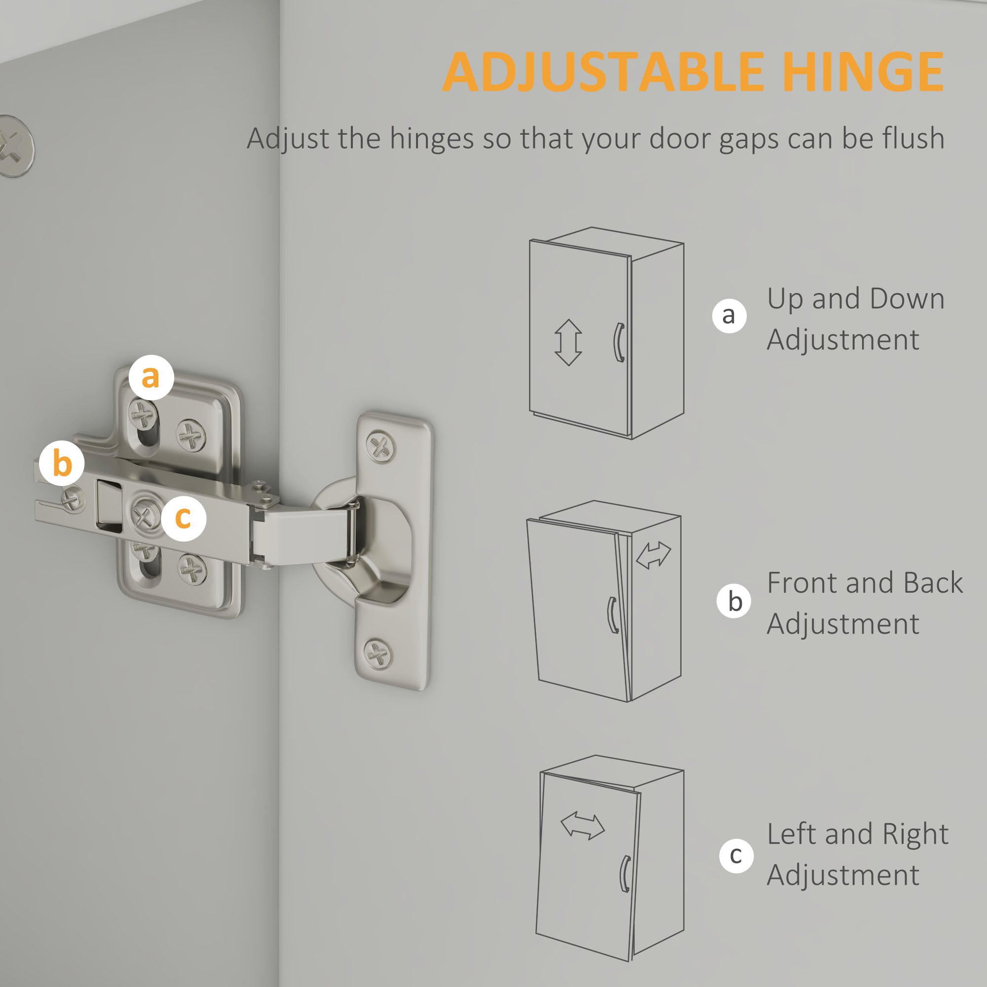 HOMCOM 71" Kitchen Pantry Cabinet, Freestanding Storage Cupboard with 4 Hinged Doors and Adjustable Shelves, White