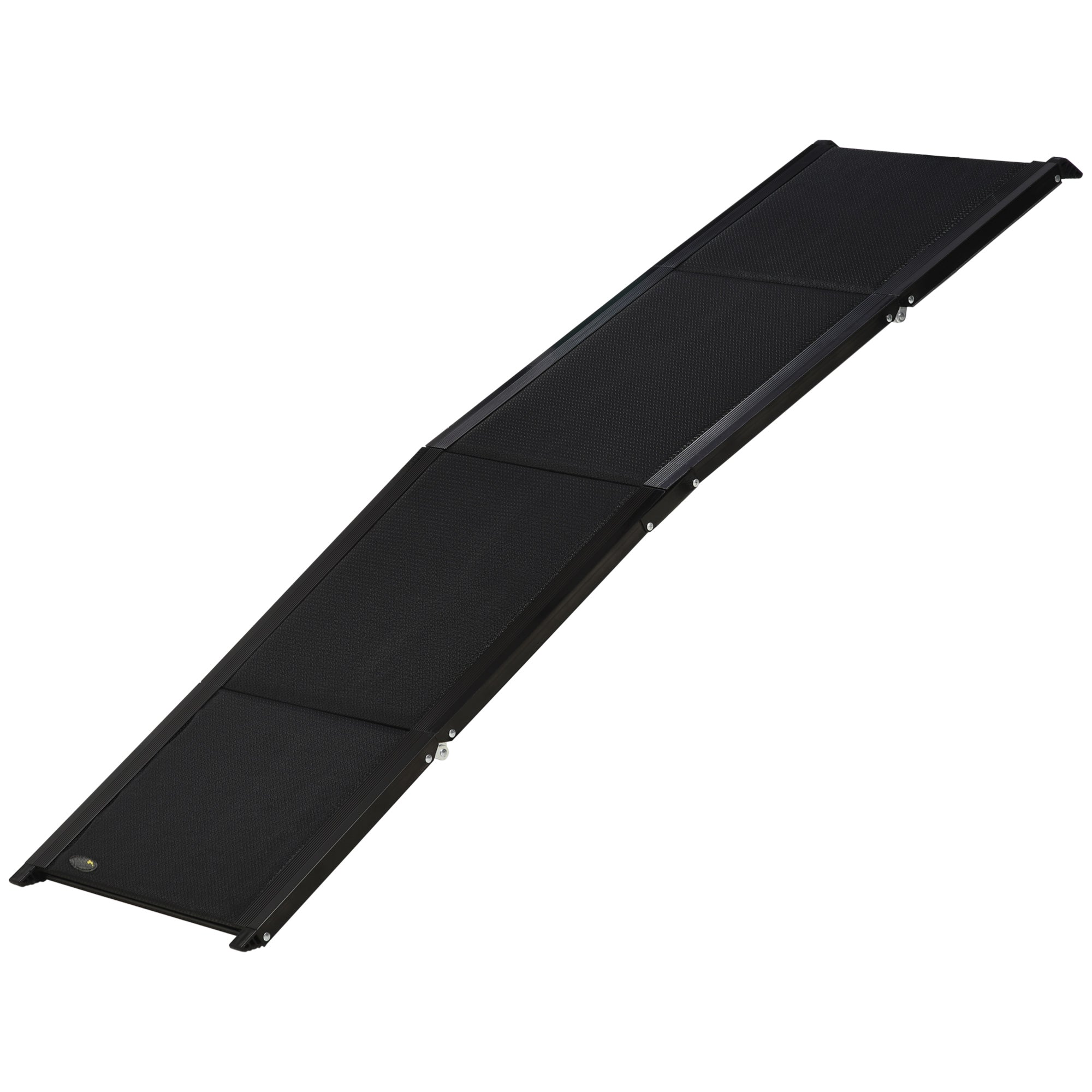 PawHut Folding Pet Ramp, 62 Inch Lightweight Portable Dog Ramp for Extra Large Dogs, Non-Slip Surface for Cars, Trucks and SUVs, Black