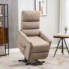 HOMCOM Power Lift Chair, Electric Recliner for Elderly, Padded Reclining Chair with Remote Control, Side Pockets for Living Room, Brown