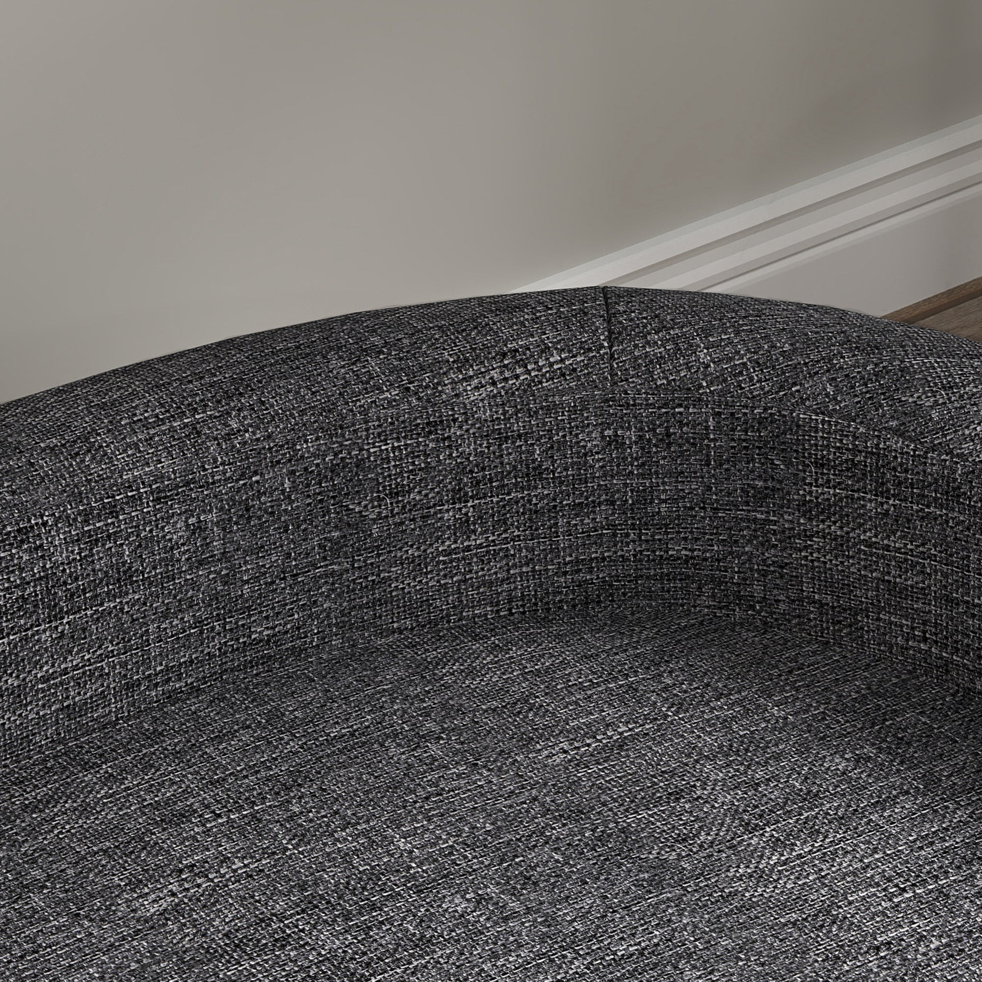 PawHut Dog Sofa, Dog Couch Bed for Large Dogs, Elevated Pet Cat Sofa Bed with Removable Washable Cover, Anti-slip Foot Pads, Dark Grey