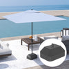 Outsunny Fillable Patio Umbrella Base, Heavy Duty Outdoor Umbrella Stand Base Patio Umbrella Stand, Filled Up to 53lbs with Stand or 44lbs with Water for Deck Poolside, Black