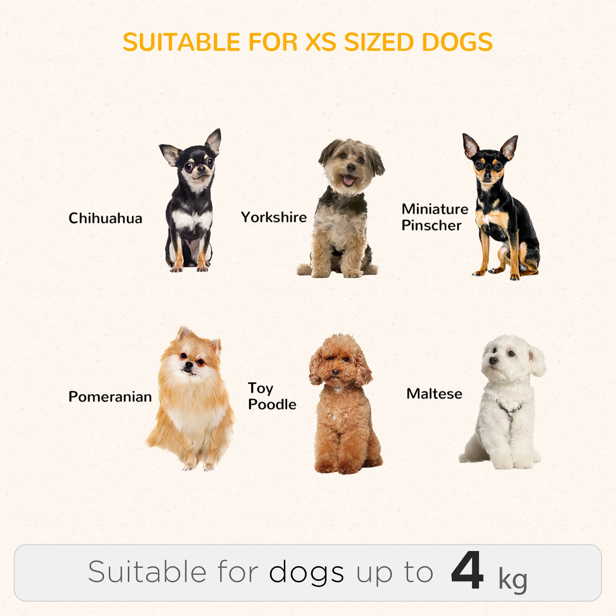 PawHut Dog Bike Basket Bicycle Carrier 3 in 1 Shoulder Bag Car Travel Carrier w/ Storage Pockets for Cats Puppy Small Dogs Brown