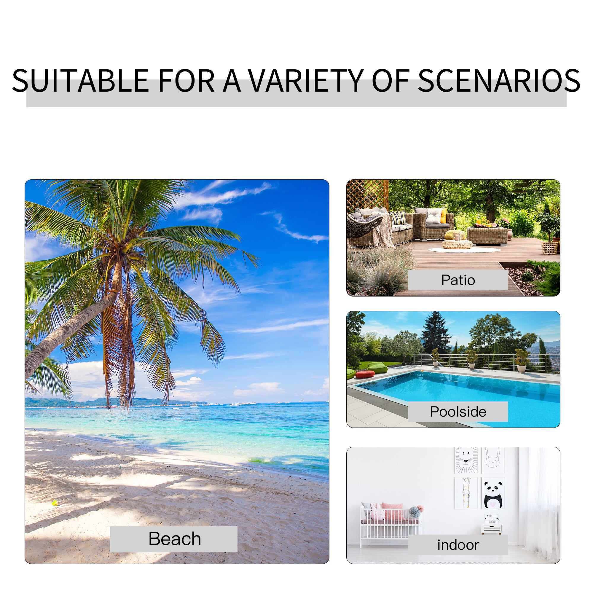 Outsunny 3 Pieces Patio Pool Lounge Chairs Set, Outdoor Chaise lounge with 2 S-Shaped Sunbathing Chairs and a Glass Top Table, for Yard Garden, Light Grey