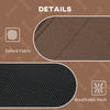 PawHut Elevated Dog Bed with Canopy, Portable Raised Dog Cot for L Sized Dogs, Indoor & Outdoor, 36" x 30" x 35", Coffee