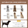 PawHut Elevated Dog Bed with Canopy, Portable Raised Dog Cot for L Sized Dogs, Indoor & Outdoor, 36" x 30" x 35", Coffee