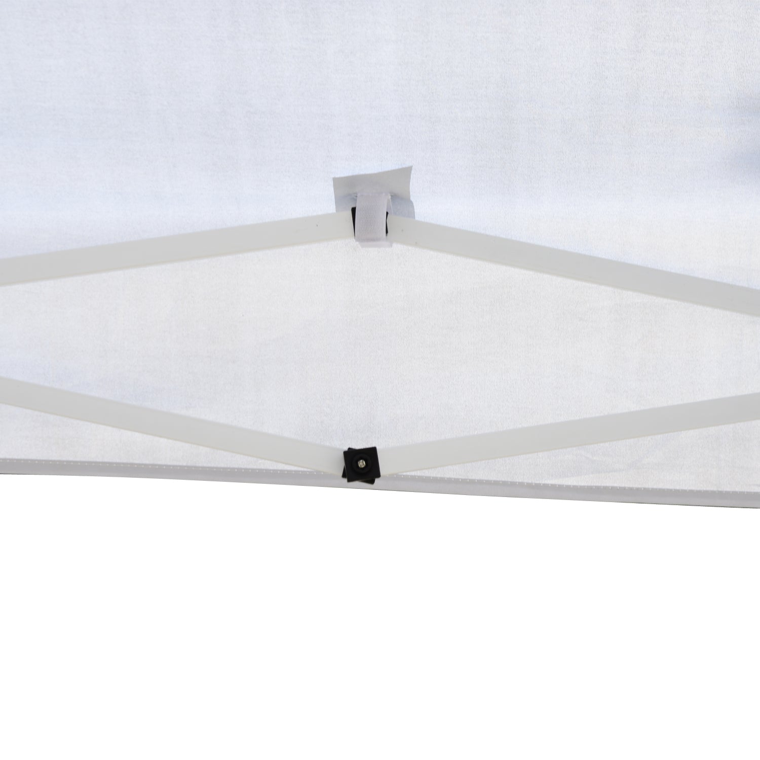 Outsunny 10 x 10ft Folding Pop Up Canopy Tent Outdoor Gazebo with Carrying Bag, White