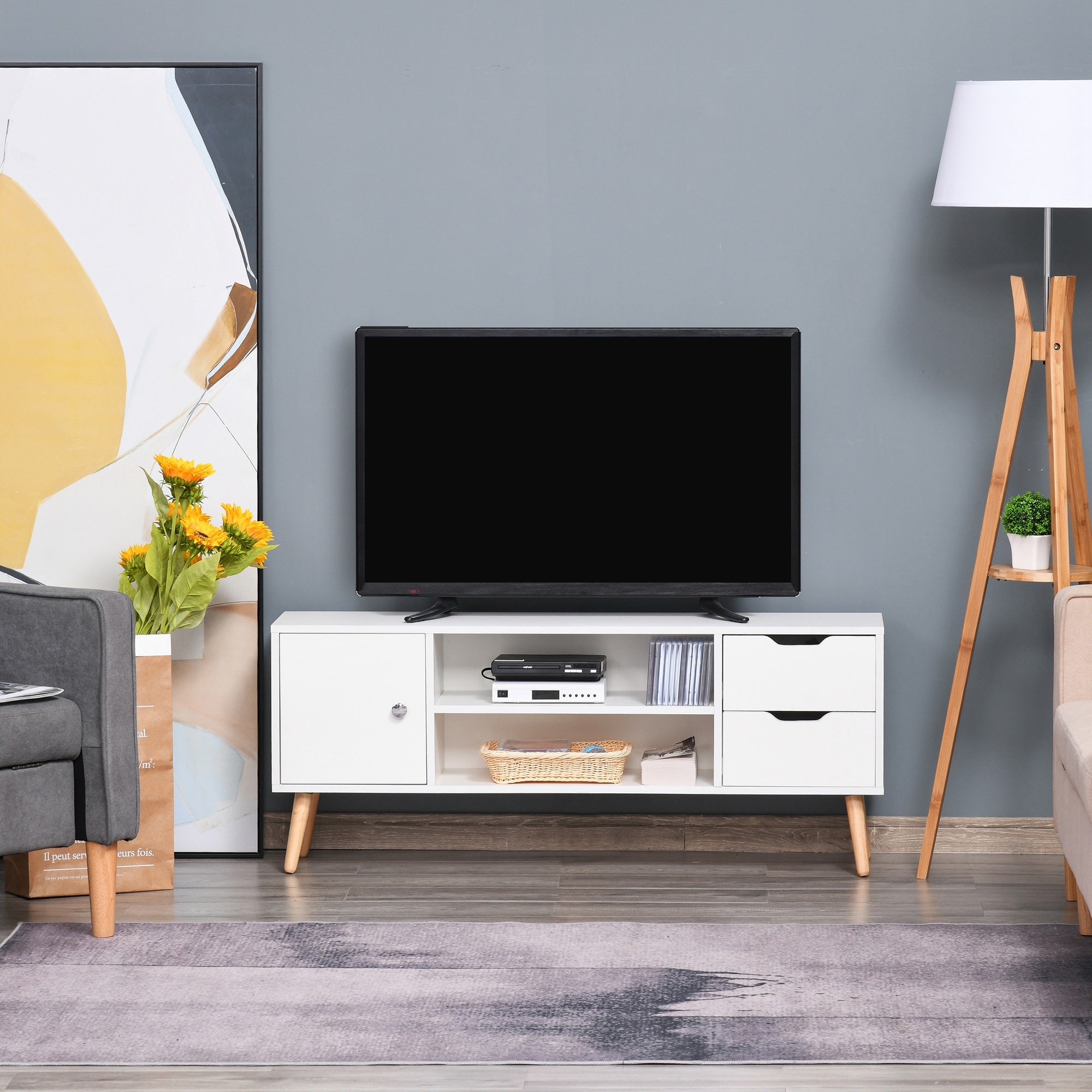 HOMCOM TV Stand for TVs up to 50