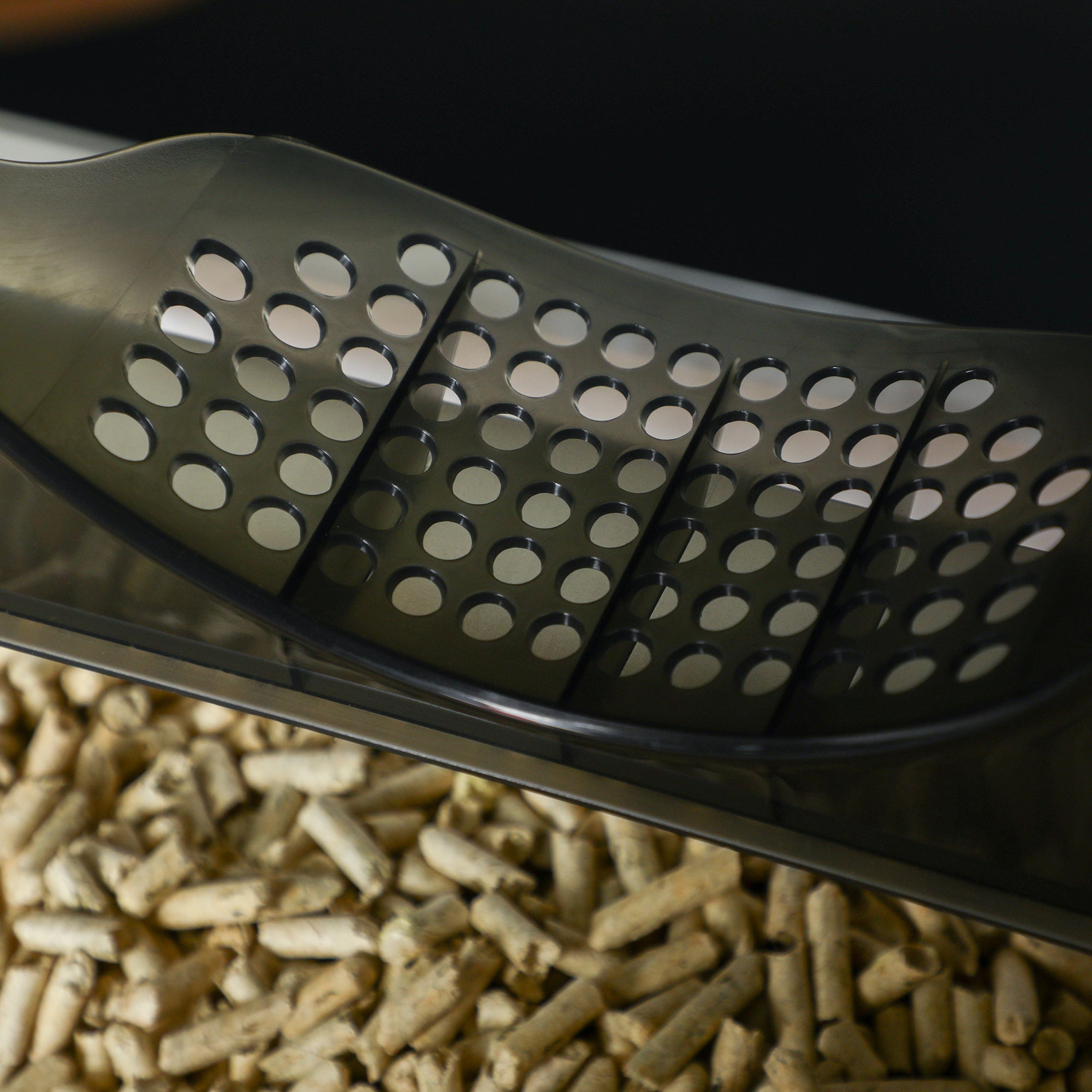 PawHut Hooded Cat Litter Box with Lid, Kitty Litter Pan with Pull-Out Drawer, Handle, Scoop, Deodorizer Packs for Odor Control & Easy-Clean, Grey