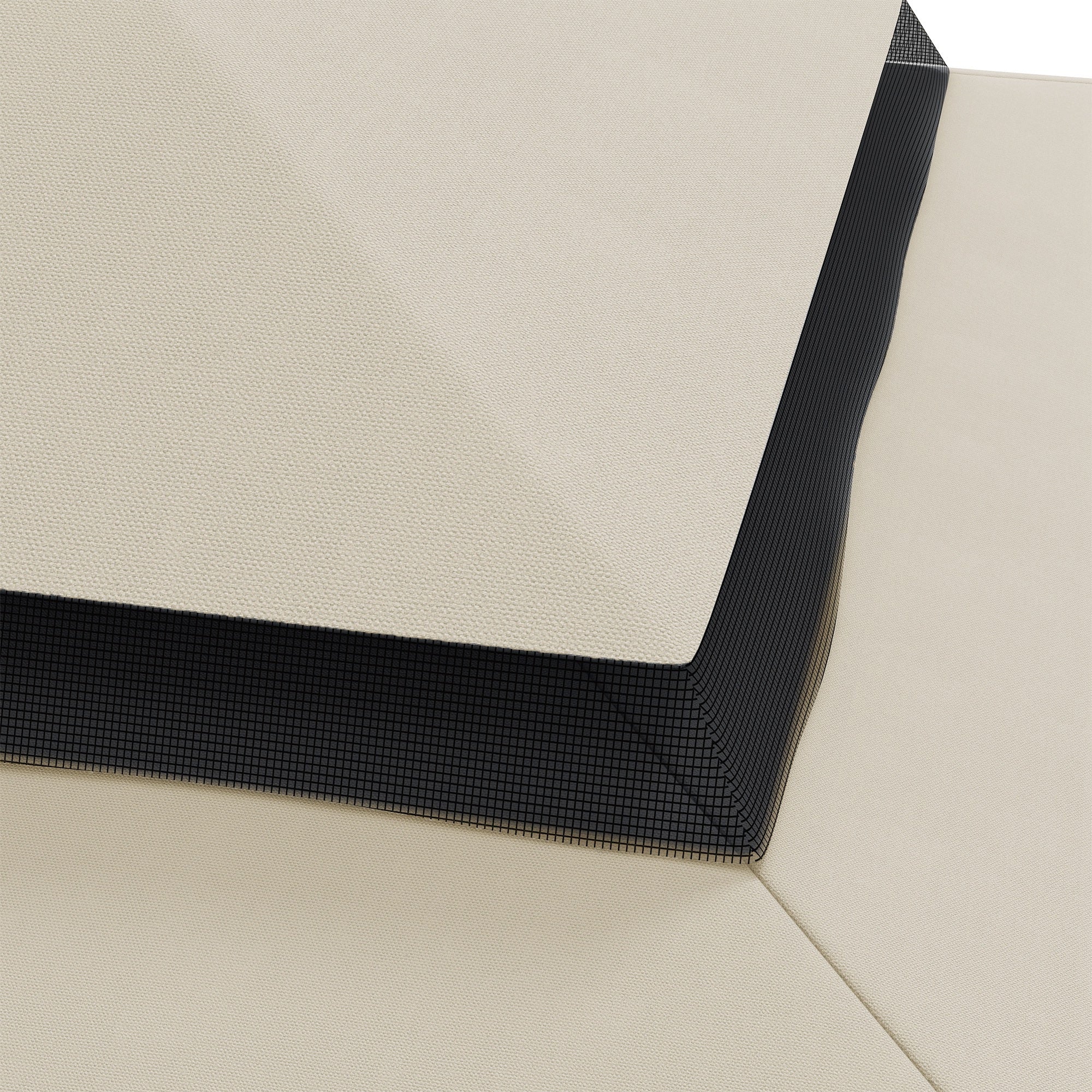 Outsunny 13.1' x 9.8' Gazebo Replacement Canopy, Gazebo Top Cover with Double Vented Roof for Garden Patio Outdoor TOP ONLY, Beige