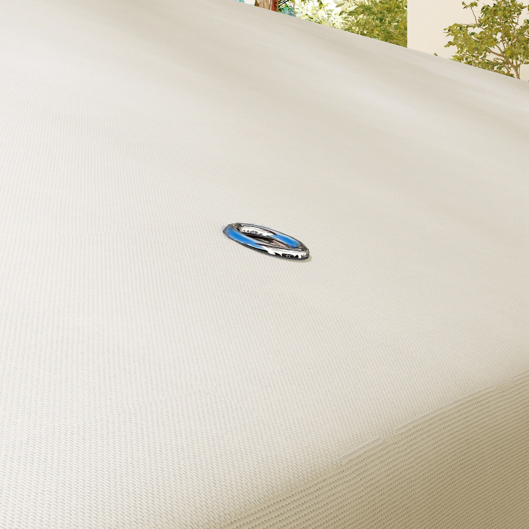 Outsunny 13.1' x 9.8' Gazebo Replacement Canopy, Gazebo Top Cover with Double Vented Roof for Garden Patio Outdoor TOP ONLY, Beige